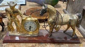 Cowboy Horse Clock