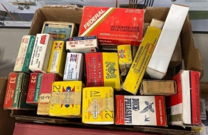 Assorted Antique Ammunition Boxes (Empty's)