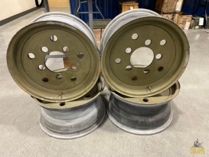 4-16" Antique Military Vehicle Rims