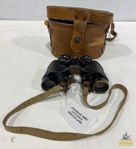 WW2 Japanese Binoculars W/Case