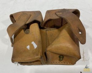 Antique Battle Belt Pouches