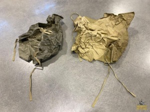 (2) Antique Military Dry Covers