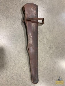 Antique Hunters Leather Rifle Scabbard