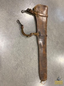 Antique Leather Rifle Scabbard