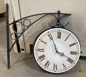 12" Double Sided Wall Clock