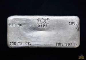 Sunshine Silver Bar No.0124