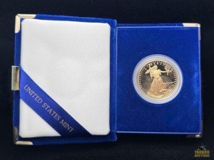 1986- W Gold American Eagle $50 Dollar