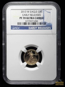 2013-W Gold American Eagle $5 Dollar Early Release