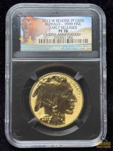 2013-W Gold Buffalo $50 Dollar Early Release