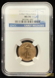 2014 Gold American Eagle $10 Dollar Early Release