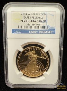 2014-W Gold American Eagle $50 Dollar Early Release