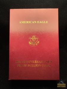 1995- W Five Coin American Eagle 10th Anniversary Set