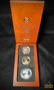 (3) 1997 American Eagle Impressions of Liberty Set