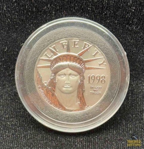 1998 Platinum $100 Dollar American Eagle Liberty