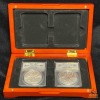 (2) 2011 & 2012 American Eagle Silver Dollar 2-Coin Set