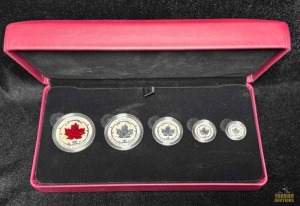 2015 Canada Maple Leaf Fractional 5pc Set