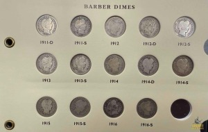 (14) Barber Dimes