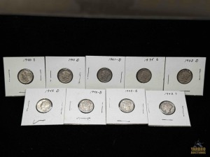 1935-1942 Mercury Dimes