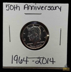 1964-2014 10pc Kennedy 50th Anniversary