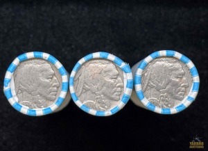 (3) Rolls Of Buffalo Nickels