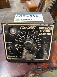 Century Condenser Resistor Analyzer