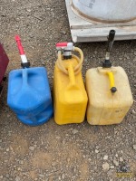 Assorted Gas Cans