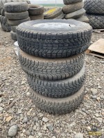 (4) P235/75R15 Tires w/ Aluminum Dodge 6 Hole Rims