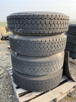 (4) Assorted Truck Tires