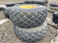 2- 26" Combine Diamond Tread Tires w/Rims