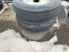2-11.25x24 Ribbed Implement Tires w/Rims - 3