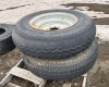 2-12.00x24 Implement Tires w/Rims
