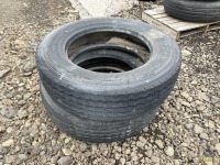 (2) 225/70R19.5 Tires