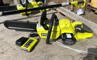 Ryobi 40V Chainsaw w/ Battery & Charger