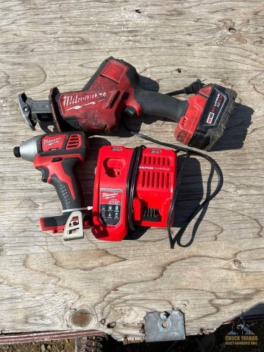 Milwaukee M18 Recip Saw & Impact Driver