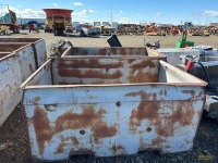 (2) Steel Seed Bins