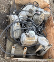 Assorted Electric Motors w/Gear Boxes