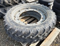 (2) 9.5 R36 Tractor Rear Tires W/ Rims