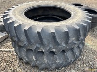 (2) 18.4 R38 Tractor Tire