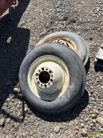 (2) 6.00-16 Single Rib Tires w/Offset Rims