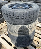 (4) 215/60R16 Bfgoodrich Tires W/ Rims