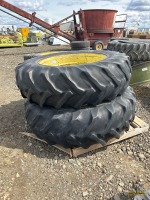 (2) 18.4 38 Tractor Tires W/Rims