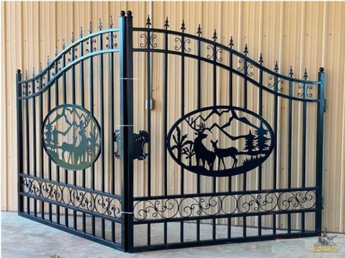 New Greatbear 20' Bi-Parting Iron Gate - Offsite