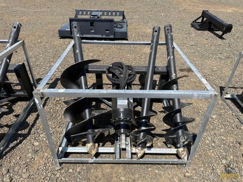 2023 Great Bear Skid Steer Auger w/Bits - Offsite