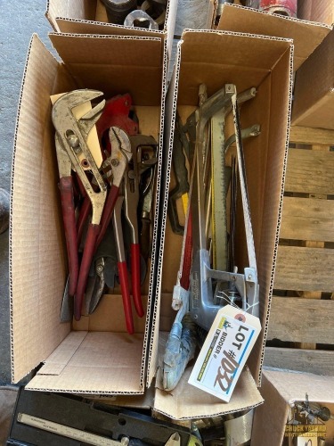 Channel Lock Style & Hacksaw Lot - OFFSITE