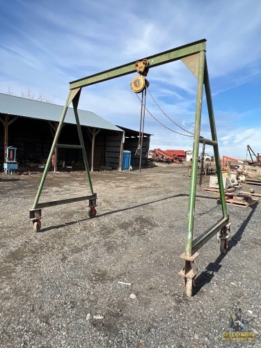 A-Frame w/Chain Hoist - OFFSITE