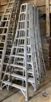 (8) 10' Aluminum Orchard Ladders
