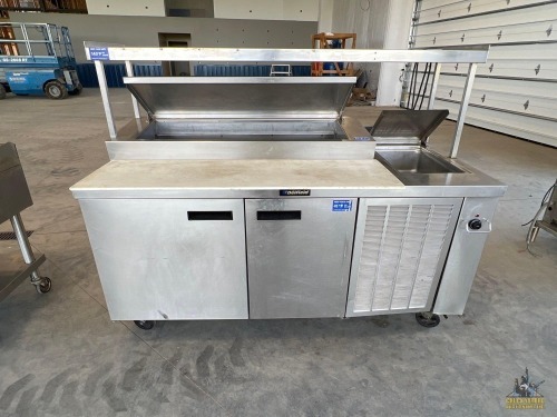 Delfield Refrigerated Prepping Station W/Warmer