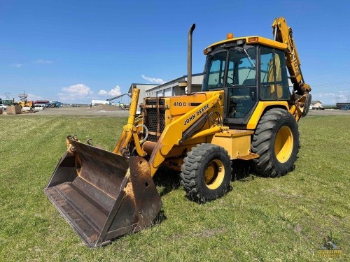 1991 John Deere 410D Backhoe