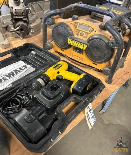 DeWalt 18V Drill & Radio-Offsite