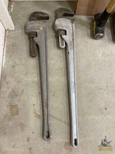 (2) 36" Pipe Wrenches